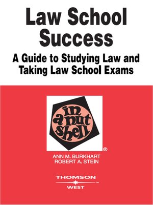 cover image of Law School Success in a Nutshell, 2d